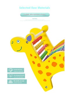 Y&D Wooden Deer Functional Calculation Frame For Children Children's Early Education Puzzle Toys  - Image 4