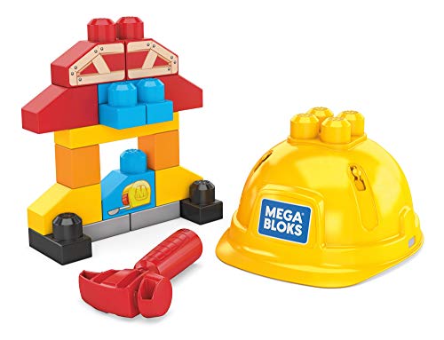 Mega Bloks Lil Building Toolkit Preschool Building Set with Hammer - Image 1