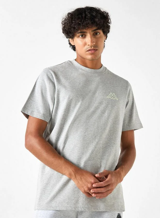 Kappa Relaxed Fit Crew Neck T-shirt with Short Sleeves