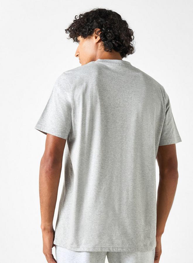 Kappa Relaxed Fit Crew Neck T-shirt with Short Sleeves - Image 3