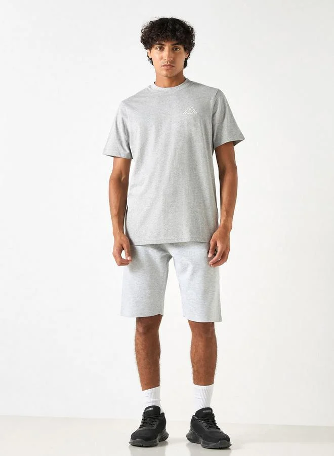 كابا كابا تي شيرت رقبة مستديرة عادي بأكمام قصيرة