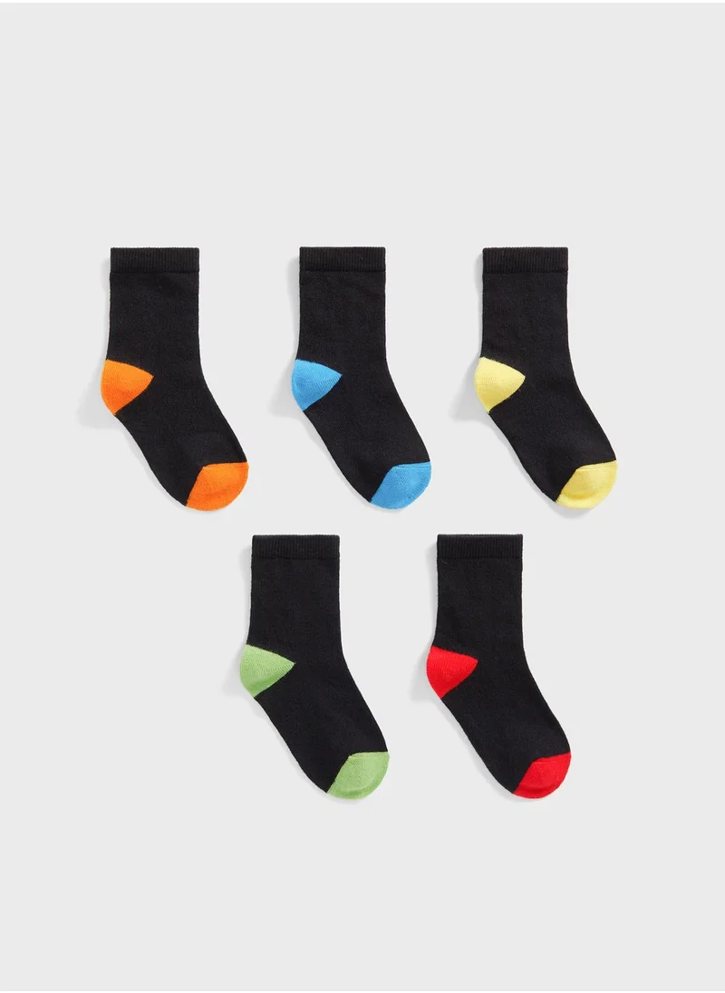 mothercare Kids 5 Pack Essential Socks