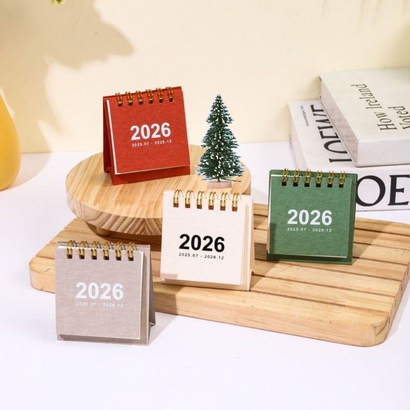 Black Mini Calendar And Christmas Tree 2pc Set For Desk - Image 4