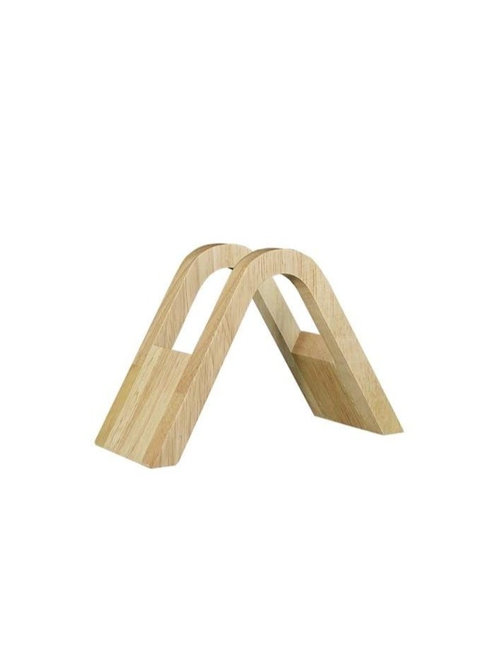 Liying Bamboo Coffee Filter Holder, Stylish Coffee Bar Accessories Storage Solution for Coffee Filters, Brown - Image 1