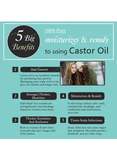Lanthome 100% Pure Castor Oil ,Hair Growth,Castor Oil Castor Oil Mascara Conditioner Gentle Moisturizing 10ml  - Image 5