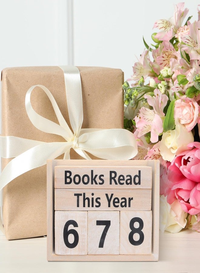 BLSUREFYX Books Read This Year Counter Book Tracker for Reading Goal Display Book Reading Counter Sign Up to 999 Books Reading Challenge Gift for Teacher Writer Reader Student Bookish Bookworm Book Club Lover - Image 5