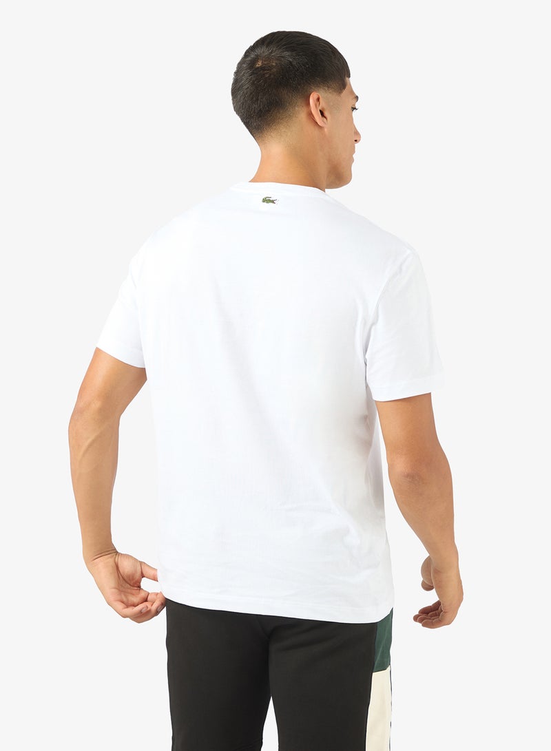 LACOSTE Regular Fit Printed Jersey T-Shirt - Image 2
