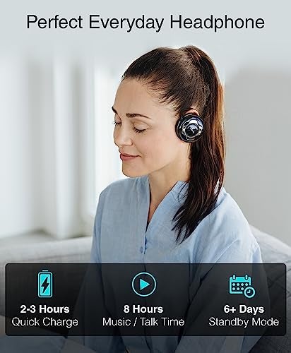 Kinivo BTH220 Bluetooth Stereo Headphone – Supports Wireless Music Streaming and Hands-Free Calling - Image 4