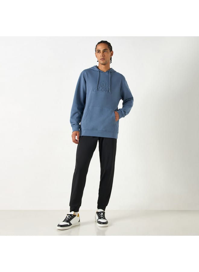 Kappa Kappa Embossed Sweatshirt with Long Sleeves and Pocket  - Image 2
