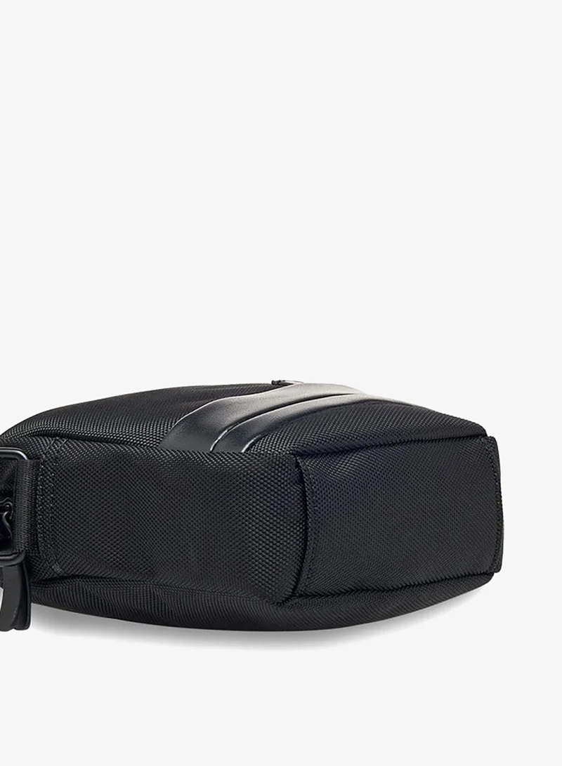 LBL by Shoexpress BLACK Men Textured Crossbody Bag with Adjustable Strap and Zip Closure for Men | Best Price UAE
