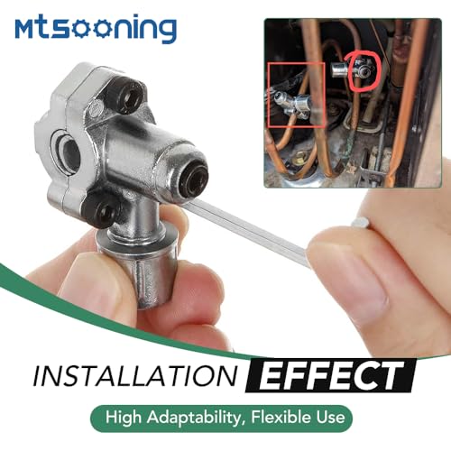 Mtsooning 4PCS BPV-31 Bullet Piercing Valve Kit, Adjustable Line Tap Valve for Air Conditioners HVAC 1/4", 5/16", 3/8" Tubing, Replacement for AP4502525 BPV31D GPV14 GPV31 GPV38 GPV56 MPV31 A/C HVAC - Image 3