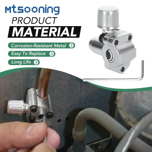 Mtsooning 4PCS BPV-31 Bullet Piercing Valve Kit, Adjustable Line Tap Valve for Air Conditioners HVAC 1/4", 5/16", 3/8" Tubing, Replacement for AP4502525 BPV31D GPV14 GPV31 GPV38 GPV56 MPV31 A/C HVAC - Image 2