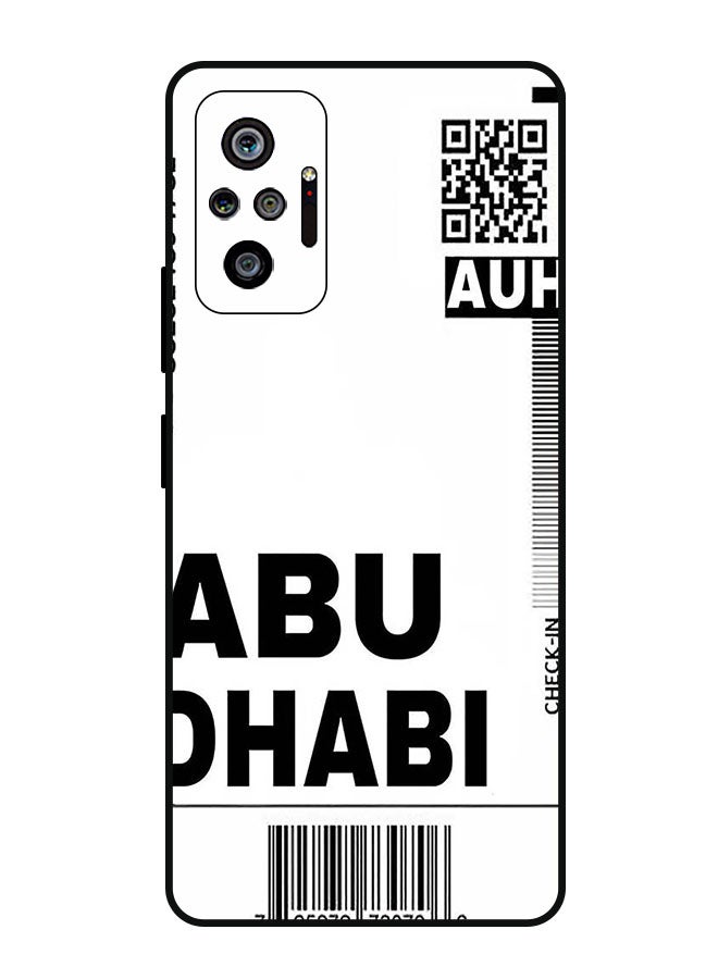 Theodor Protective Case Cover For REDMI Note 10 PRO/Note 10 PRO MAX    AUH boarding pass - Image 1