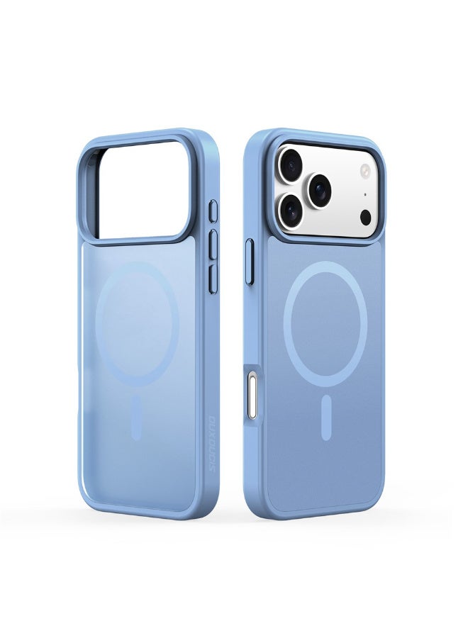 DUX DUCIS Yind Series Cover for the iPhone 17 Pro mobile phone a slim, TPU Hybrid PC cover MagSafe made of TPU, polycarbonate silicone - Light Blue - Image 2