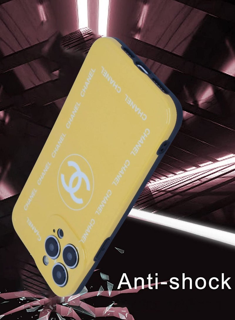 iPhone 13 Pro Case 6.1 Inch Luxury Design Silicone Camera Protective Cover - Image 2