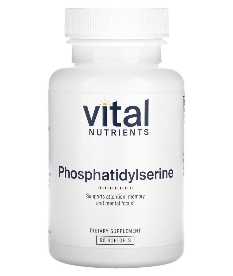 Vital Nutrients Phosphatidylserine 60 Softgels (150 mg per Softgel)