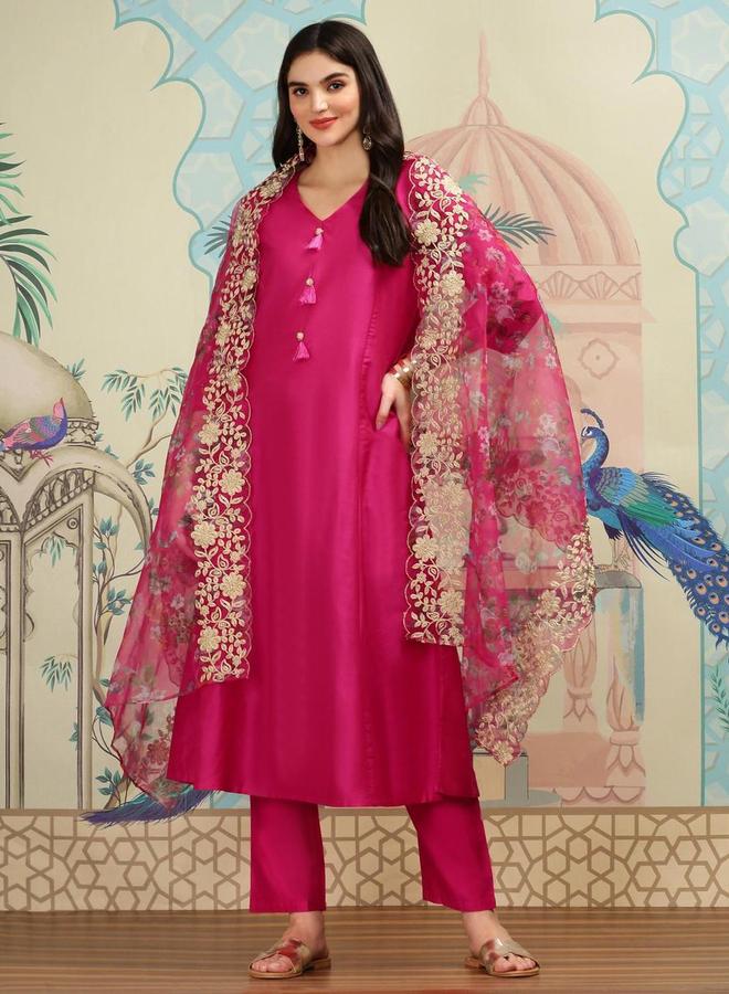 آي شين طقم إيشين كورتا مع بنطلون ودوباتا - Image 1