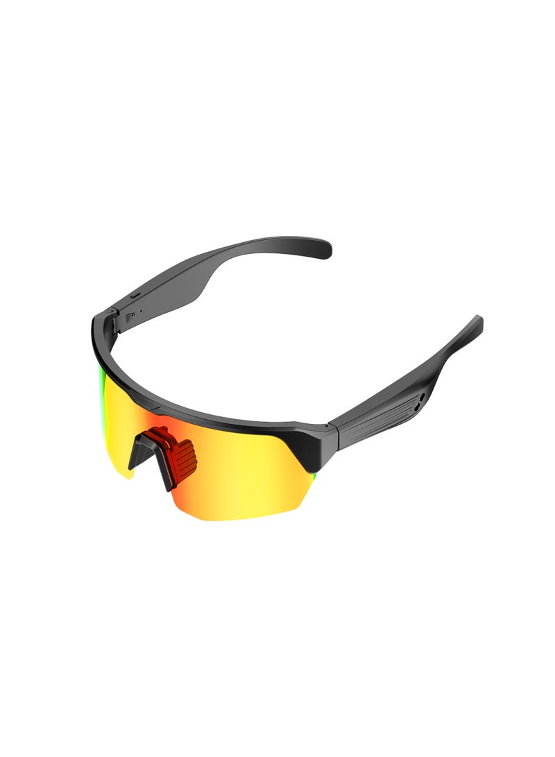 General Smart Sports Sunglasses YJ006 Sunlasses and Bluetooth Headset in One UV400 Protection TR Flexible Frame Blue/UV Resistant Fast Charging Strong Endurance 360° Surround Stereo Sound Quality Bluetooth 5.3 Riding Glasses Intelligent Touch Control Open Music HD Call Multidevice Connection  - Image 3