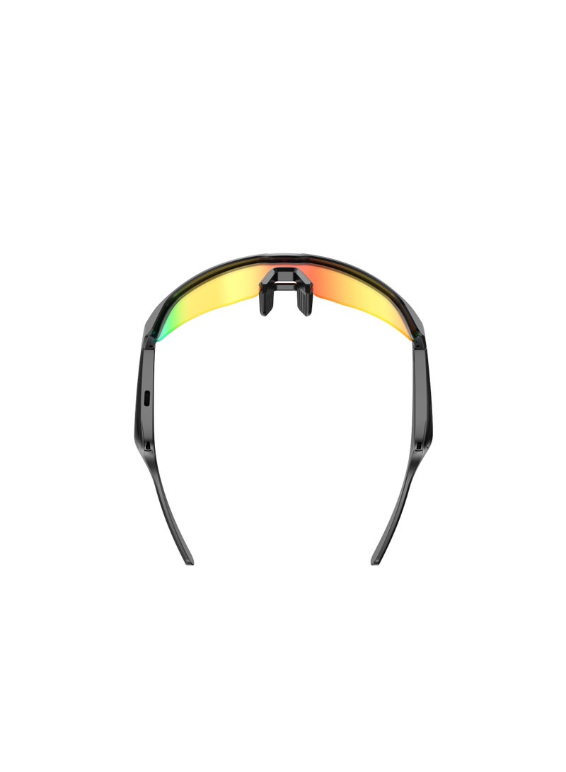 General Smart Sports Sunglasses YJ006 Sunlasses and Bluetooth Headset in One UV400 Protection TR Flexible Frame Blue/UV Resistant Fast Charging Strong Endurance 360° Surround Stereo Sound Quality Bluetooth 5.3 Riding Glasses Intelligent Touch Control Open Music HD Call Multidevice Connection  - Image 4