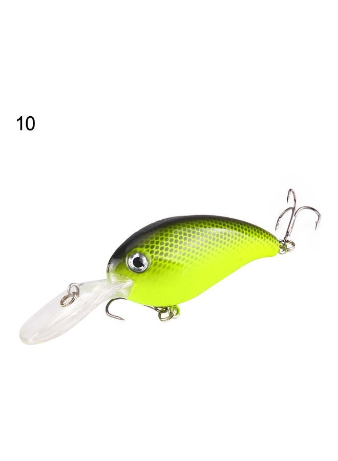 NIBEMINENT 1Pc Crank 3D Eyes Fishing Lure Hard Bait Bass Crankbait Sharp Fish Hook Tackle 20 x 10 20cm - Image 1