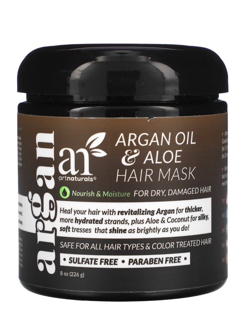 artnaturals ARGAN Oil and Aloe Hair Mask 226g  - Image 1