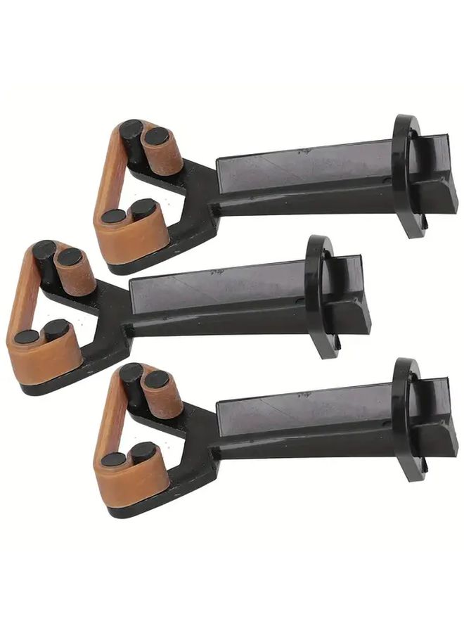 3 Pack Pool Cue Tip Clamp Set Elastic Rubber Fastener Tool for Billiard Accessories - Image 5