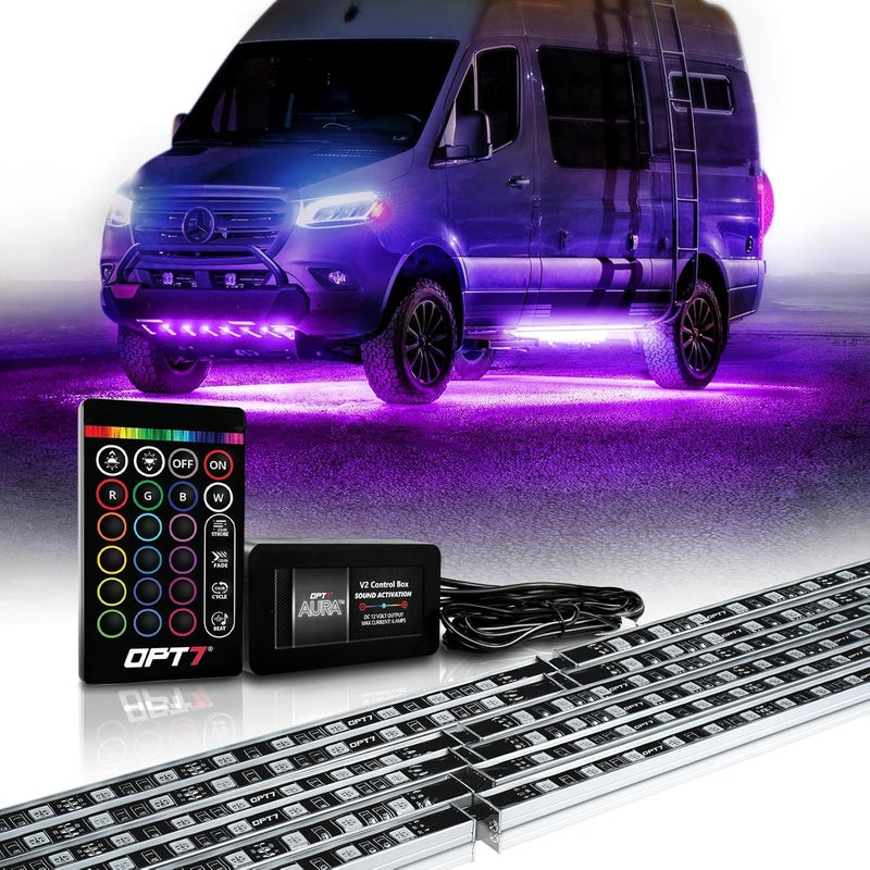 OPT7 Aura Aluminum Underglow Lights for RVs - Image 1