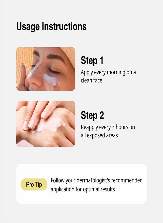 Cureskin كريم كيورسكين المعدني النهاري الواقي من الشمس بلمسة نهائية غير لامعة، عامل حماية من الشمس 30 PA+++ | حماية واسعة النطاق من أشعة الشمس (UVA، UVB، والأشعة تحت الحمراء) | أكسيد الزنك مع البريبايوتكس، 50 غرام (عبوة واحدة) - Image 5