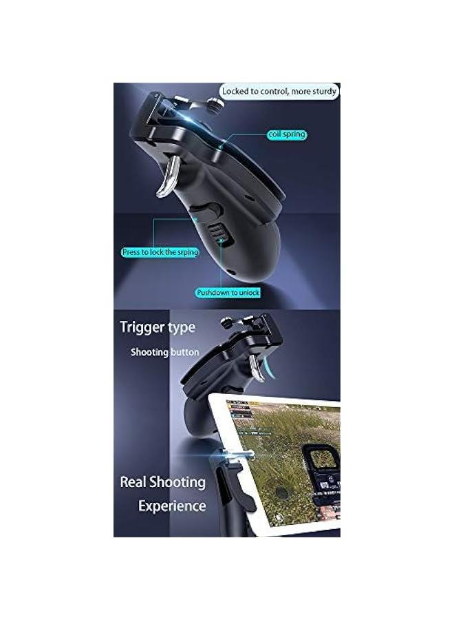 عصا تحكم للجوالات والأجهزة اللوحية ، مثبت ألعاب حساس لإطلاق النار والاستهداف لـ ببجي / Knives Out ، قبضة يد للأجهزة اللوحية والهواتف الذكية  - Image 4