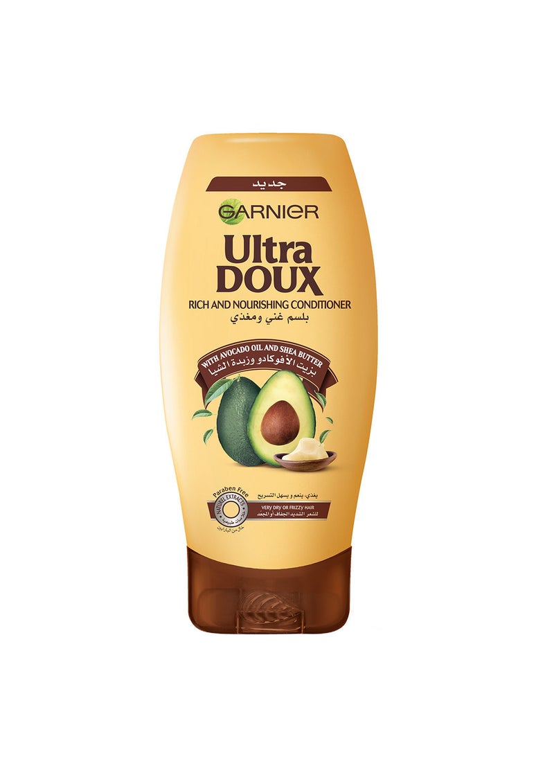 Garnier - Ultra Doux Avocado Shampoo 400ml + Conditioner 400ml Dual Pack - Image 1