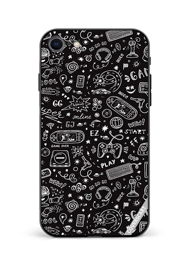 Protective Case Cover For Apple iPhone SE 2022 Layer Design Multicolour
