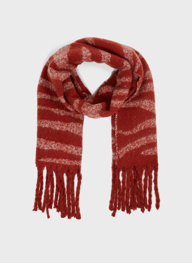 VERO MODA Casual Printed Scarf