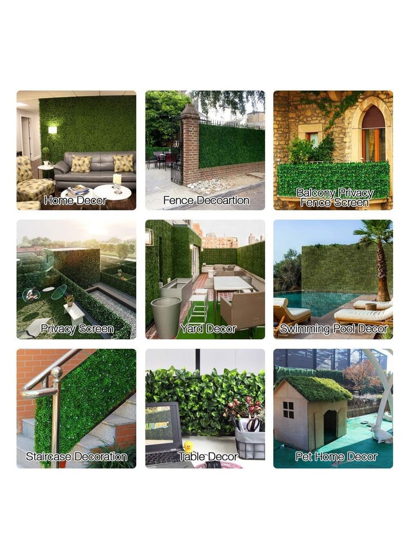 HYXC Artificial Hedge Mats, Artificial Faux Hedges Panels 50x50cm WMD1004E - Image 5