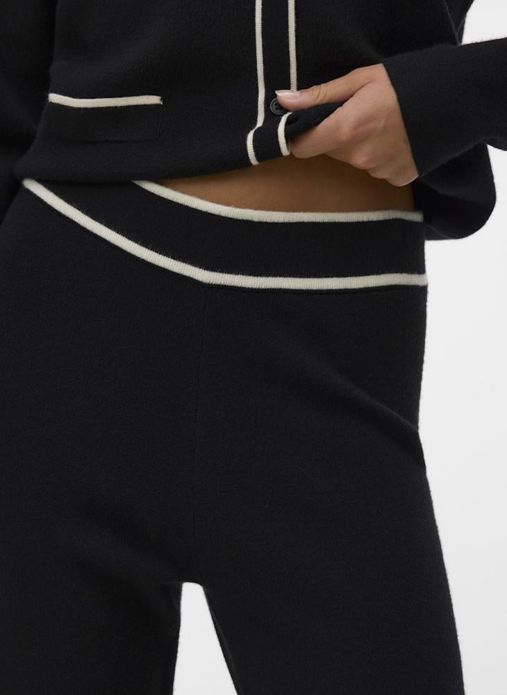 فيرو مودا بنطلون فيم جولد فضفاض متباين - Image 3