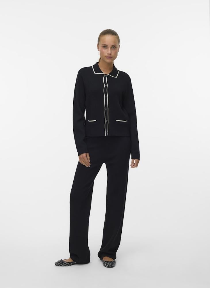 فيرو مودا بنطلون فيم جولد فضفاض متباين - Image 4