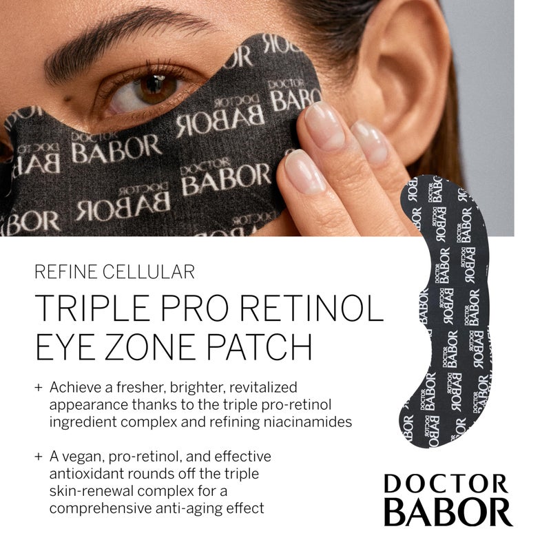 BABOR DOCTOR Retinol Eye Patches, Anti-Aging Eye Treatment, Fight Against Dark Circles, Tightenting and Anti-Wrinkle Eye Mask, 5 Pack - Image 3