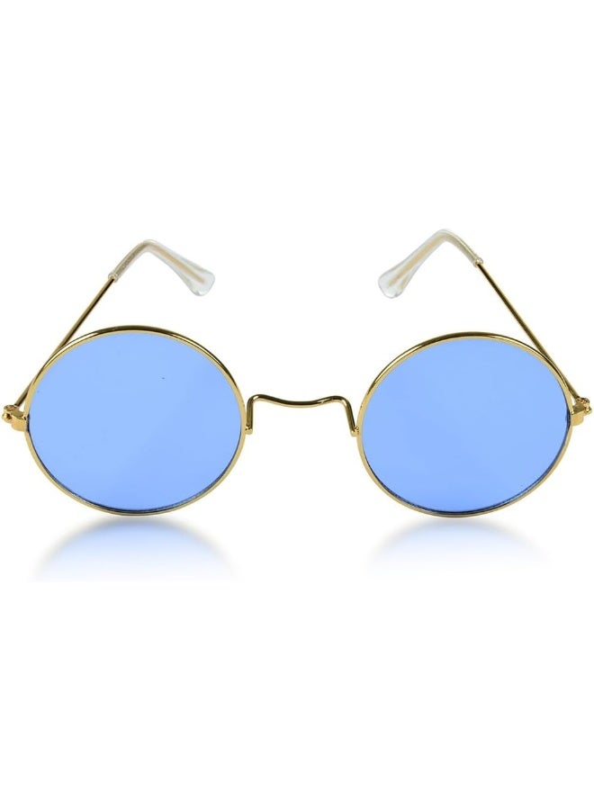 Amscan 250601 Peace Out Blue Fun Shades Funshades, One Size, Multicolor - Image 1