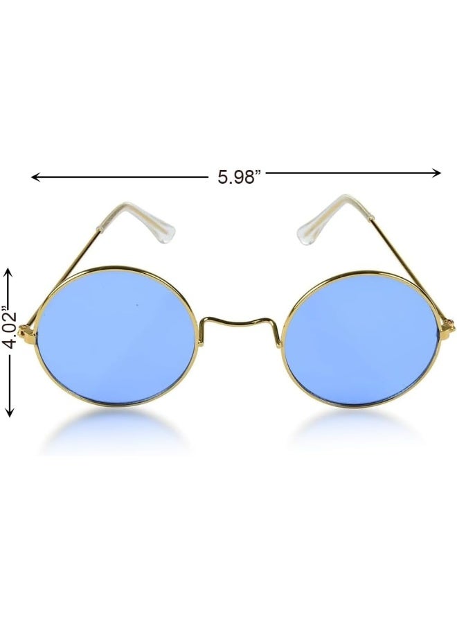 Amscan 250601 Peace Out Blue Fun Shades Funshades, One Size, Multicolor - Image 3