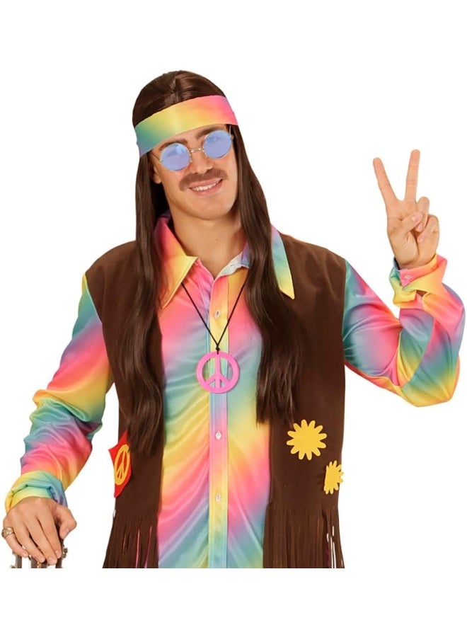 Amscan 250601 Peace Out Blue Fun Shades Funshades, One Size, Multicolor - Image 2