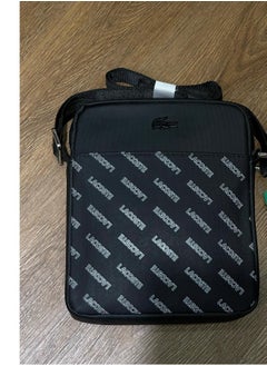 LACOSTE Lacoste cross- body  Bag  black– Stylish & Functional Organizer with Front Free Pocket, Back Zipper Pocket, and Spacious Main Compartmen  - Image 5