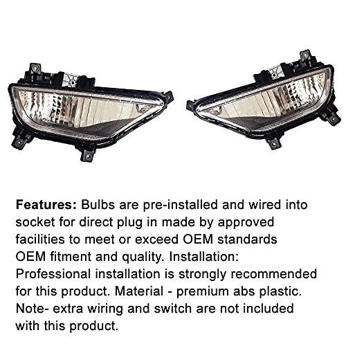 Auto Pearl Car Fog Lamp Light Compatible with- i20 Elite (Set of 2) - Image 2