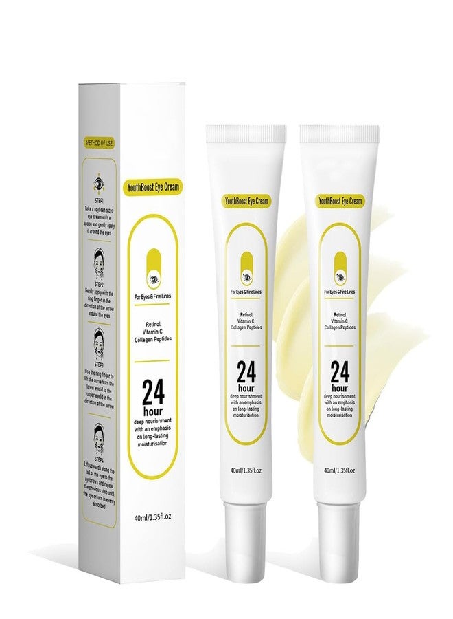 DIMOT Revive Retinol Eye Cream with Peptide | Anti-Aging Treatment Reduces Wrinkles for Face and Neck, Fine Lines, Firms & Hydrates for All Skin Types | Boosts Collagen, Improves Skin Texture | 1.35oz, 2PCS - Image 1
