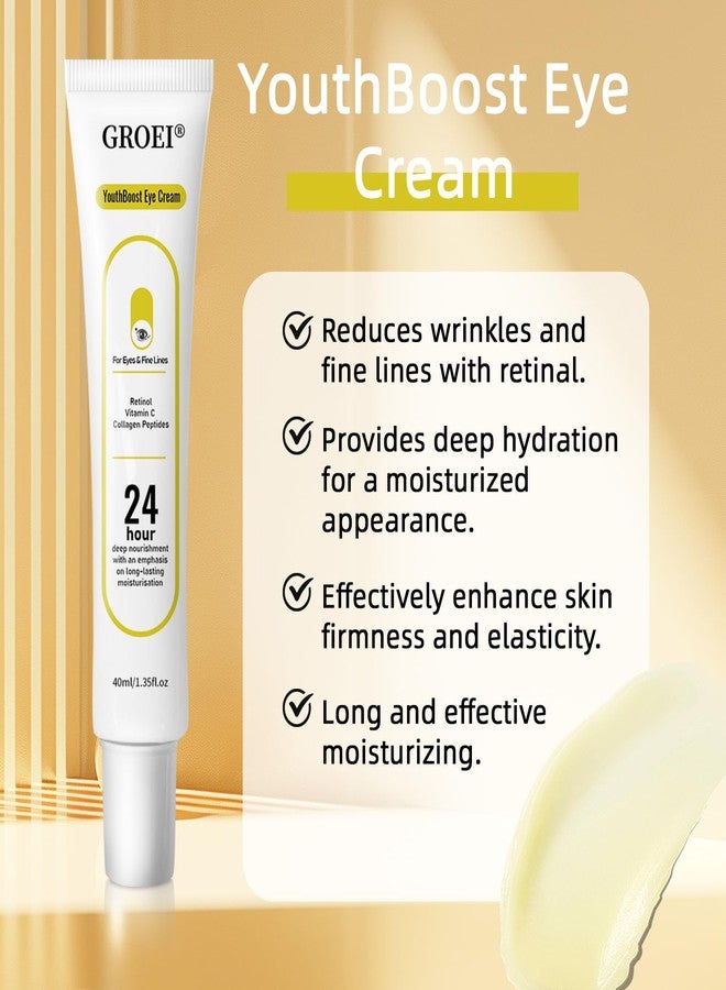 DIMOT Revive Retinol Eye Cream with Peptide | Anti-Aging Treatment Reduces Wrinkles for Face and Neck, Fine Lines, Firms & Hydrates for All Skin Types | Boosts Collagen, Improves Skin Texture | 1.35oz, 2PCS - Image 4