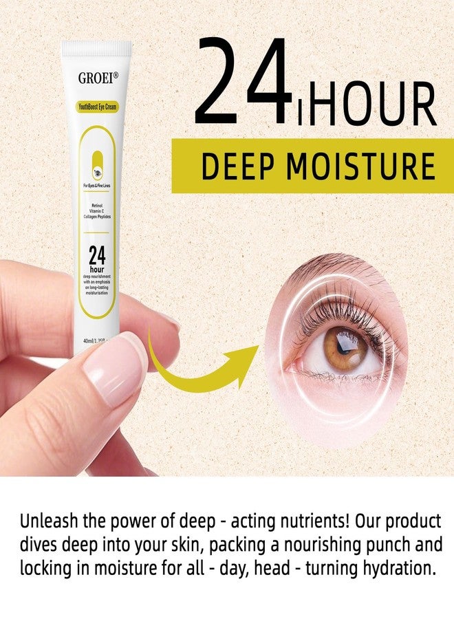 DIMOT Revive Retinol Eye Cream with Peptide | Anti-Aging Treatment Reduces Wrinkles for Face and Neck, Fine Lines, Firms & Hydrates for All Skin Types | Boosts Collagen, Improves Skin Texture | 1.35oz, 2PCS - Image 3