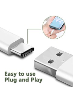 Rock Pow 1-Pack 3ft USB C Cable 3A Fast Charge, USB A to Type C Charger Cord Braided Compatible with Samsung Galaxy A10e A20 A50 A51 A71 S20 S10 S9 S8 Plus S10E Note 20 10 9 8 Moto G7 G8  - Image 4