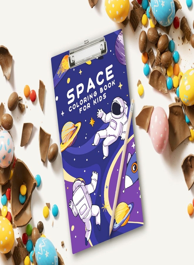 Plan To Gift Wooden Clipboard Writing Pad | Exam Board for Kids Students | Wood Exam Pad | Examination Writing Pad | Clip Board for Girls| Clip Board for Boys (Astronaut PLANNET) - Image 3