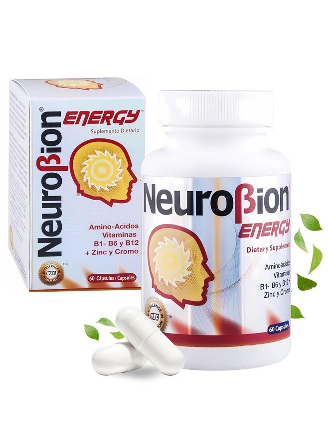 Neurobion 60 Caps Neurobion Energy - Amino Acids Vitamin B1 B2 B6 B12 - Increases Brain Alertness & Stamina  - Image 1