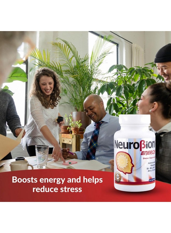 Neurobion 60 Caps Neurobion Energy - Amino Acids Vitamin B1 B2 B6 B12 - Increases Brain Alertness & Stamina  - Image 4