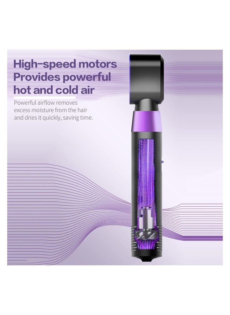 Generic 3 in 1 Hair Dryer Brush and Volumizer, Detachable Hair Dryer Styler, One-Step Hot Air Brush for Straightening Curling Drying Combing Scalp Massage Styling (Hair Dryer Brush, SILVER)  - Image 5