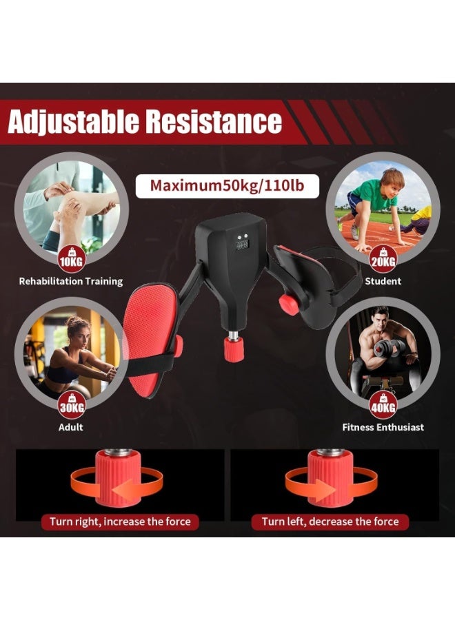 XiuWoo 2 Pack Portable Thigh Floor Trainer, Adjustable Resistance, Multifunctional Pro Thigh Master Exerciser Equipment, Leg Trainer, Inner Thigh Muscle Trainer, Leg Strengthener Workout Exerciser - Image 3